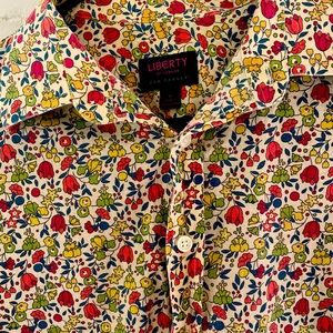 Vintage Liberty of London for target floral print shirt